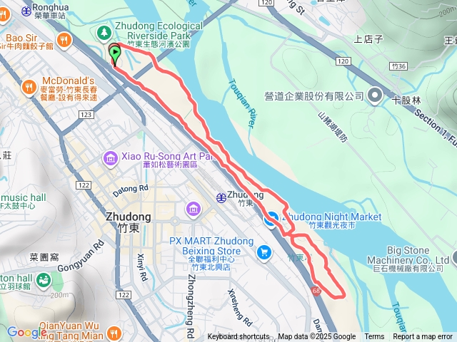 竹東河演公園步道