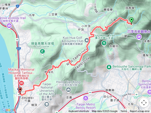 20250301清天宮小坪頂山竹圍捷運站
