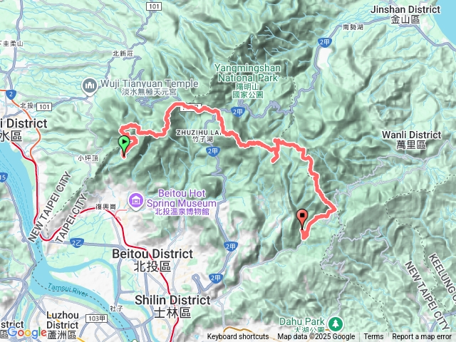 陽明山東西大縱走