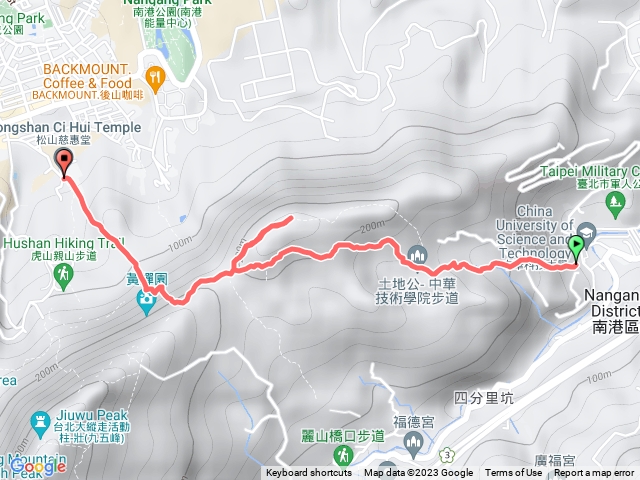 中華科技大學四分里山虎山自然步道