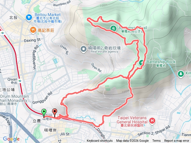 軍艦岩歪歪的8字型預覽圖