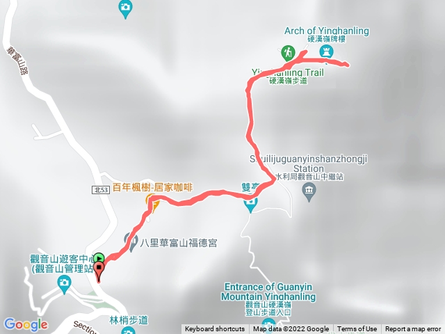 硬漢嶺步道（觀音山）