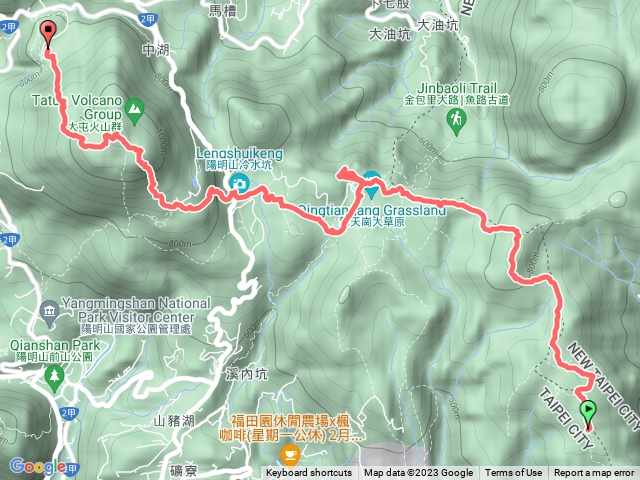 陽明山東部大縱走