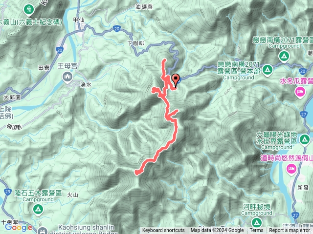 白雲山、南廍亭山、西廍亭山、北廍亭山四連峰縱走 2024-12-25預覽圖