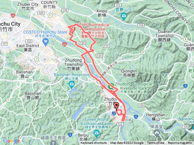 環頭前溪上游煩（自行車）