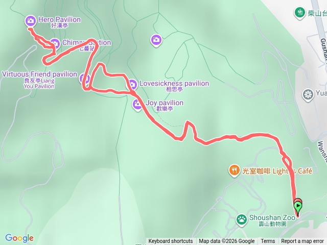 南壽山（觀林、相思、良友、七蔓、好漢亭）