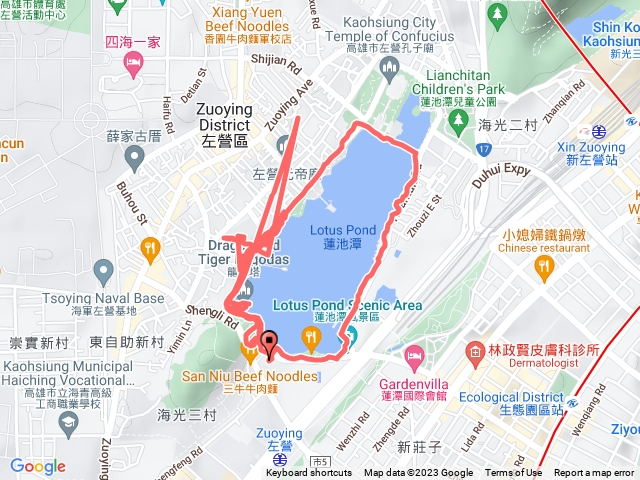 蓮池潭風景區周圍步道預覽圖