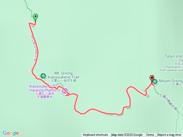 小油坑到七星山主峰