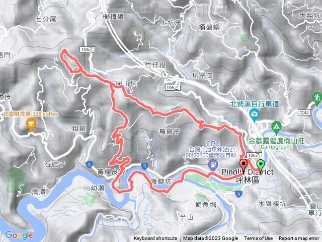 坪林-獵狸尖-黃欅皮寮山O型