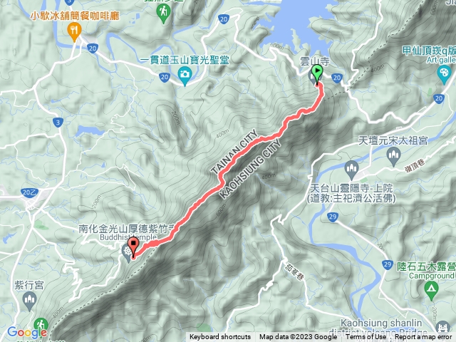 烏山縱走-雲山寺起登