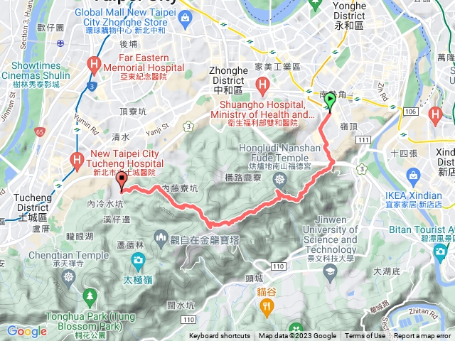洪爐地到土城內山