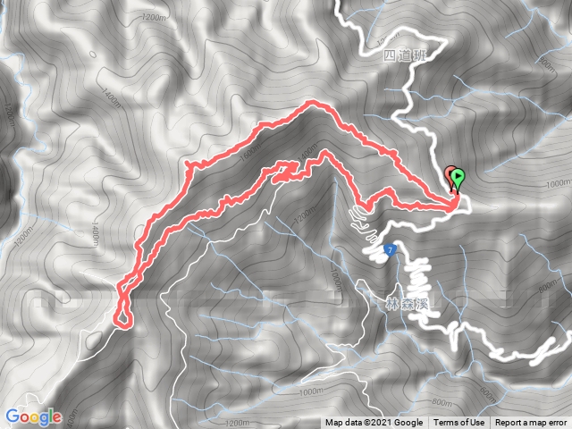 大同漆崎山烏山漫走100林道