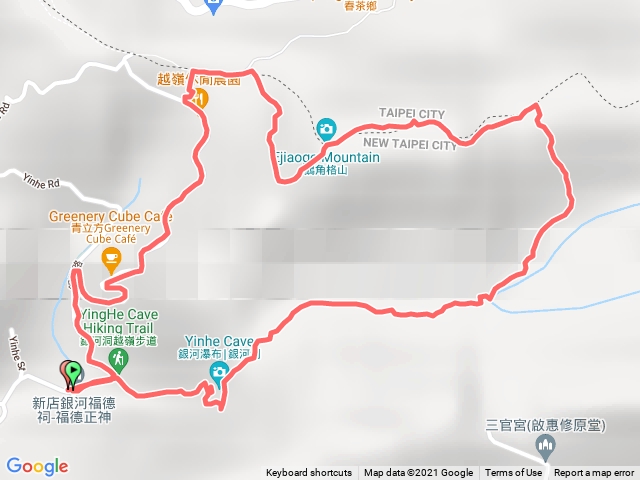 銀河、鵝角格山