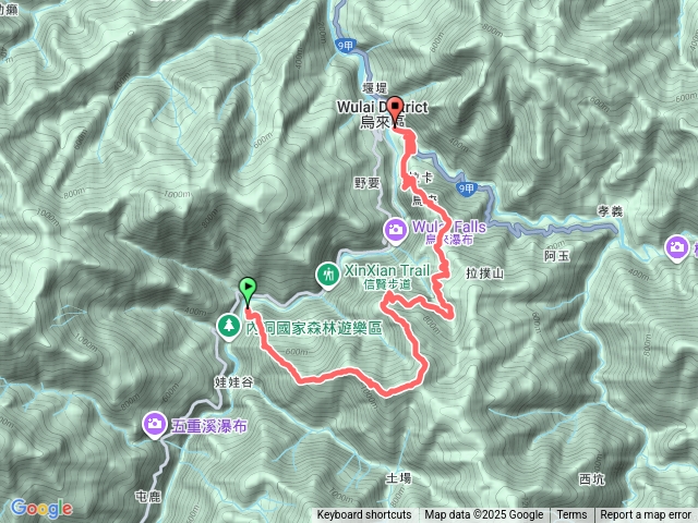 （小蜜蜂登山隊）信賢實小→内洞林道岔→大保克西峰→多望來山→大保克山→内洞林道→啦卡步道→烏來總站