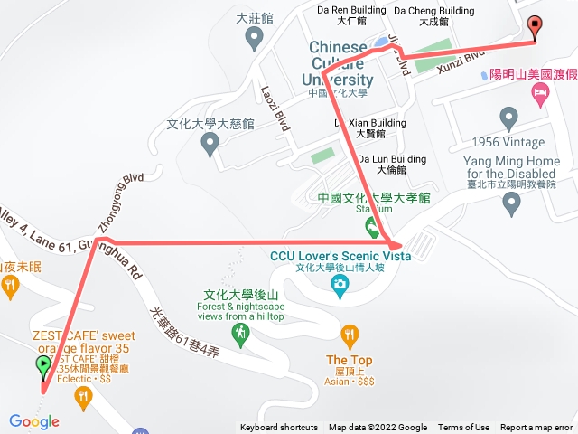 天母水管路至美軍宿舍群