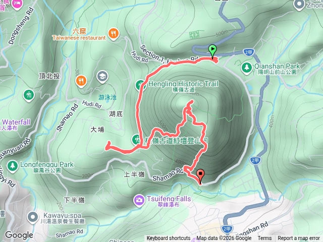 橫嶺古道紗帽山土路預覽圖