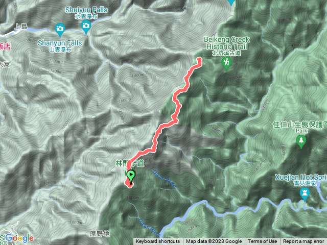 雪見遊憩區司馬限林道