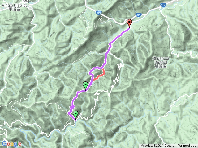 淡蘭中路-中坑及枋山坑古道來回