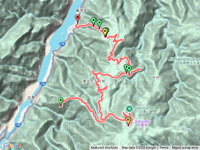 四神加湯（四季萱山、加羅山、加羅池、神代山/池/神木）