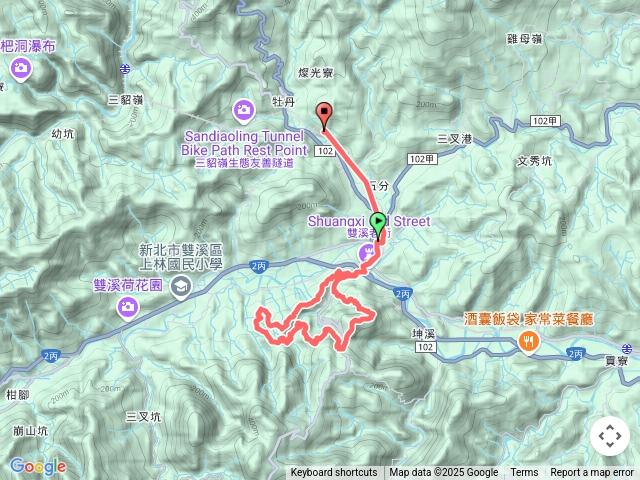 梅竹蹊山_麻竹坑山_內坑古道_苕谷瀑布_蝙蝠山
