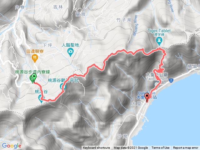 桃源谷舊山線步道