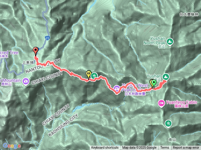 東埔玉山主峰單攻