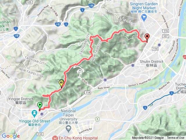 鶯歌-樹林_縱走