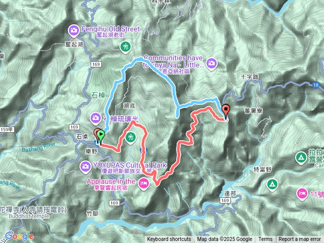 坐公車接駁的阿里山頂湖五連峰(金牌2025-10-18)