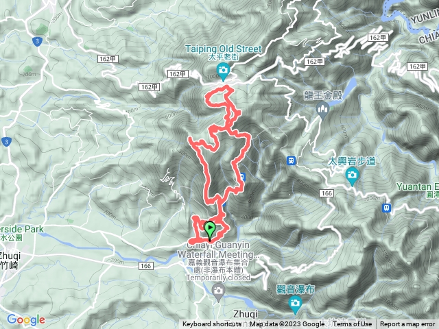 雲嘉6連峰南段 真武廟起登O型