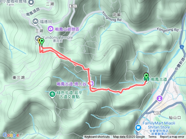 鳴鳳古道來回