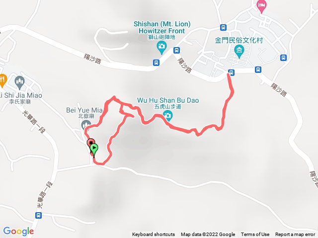 迷路Quemoy五虎山