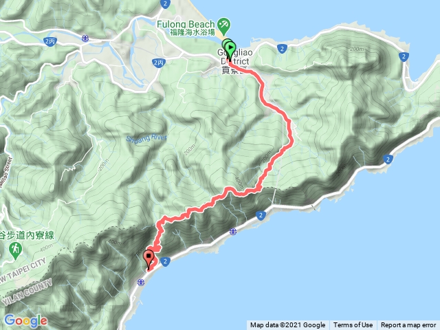 雪山尾南稜段至大里火車站