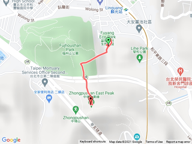 福州山公園—土地公嶺古道(台北)