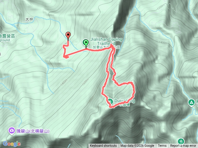 加里山小p路線預覽圖