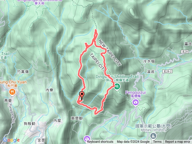 荷蘭古道高頂山北五指山杏林山頂山頂山南峰預覽圖