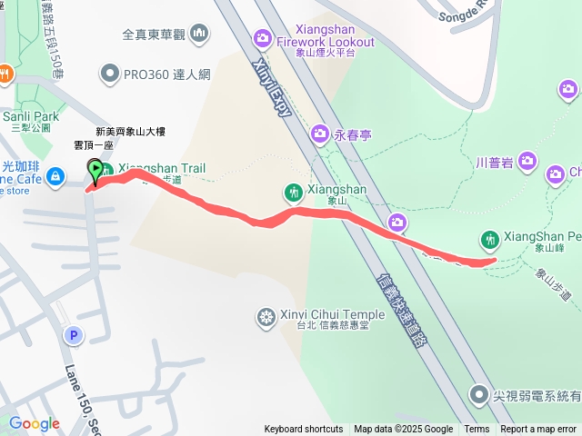 象山峯三進三出