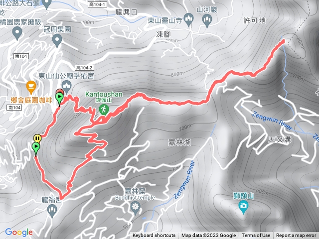 仙公廟、崁頭山、山河嶺、茄笭九湖山、獅尾嶺預覽圖