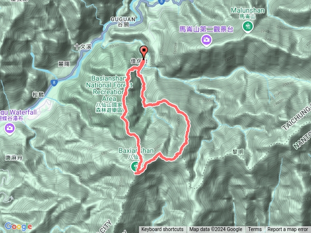 台中和平東八仙山上八仙山O型縱走預覽圖