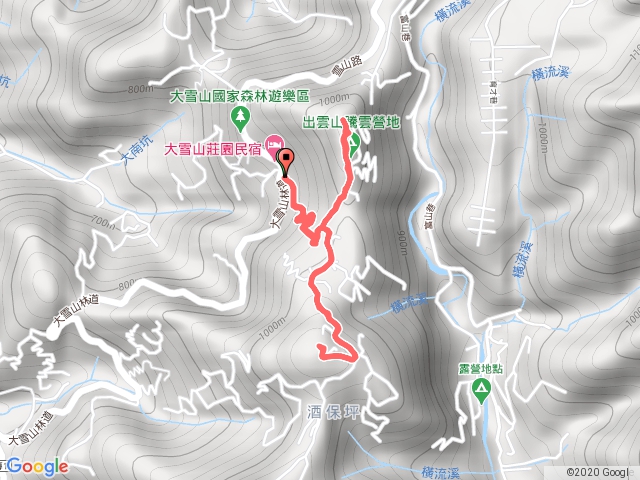 大雪山林道之分桂林山&出雲山