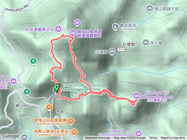五股觀音山硬漢嶺步道預覽圖