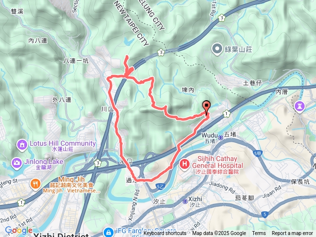 五堵獅頭山-鮕鮘坑山環走
