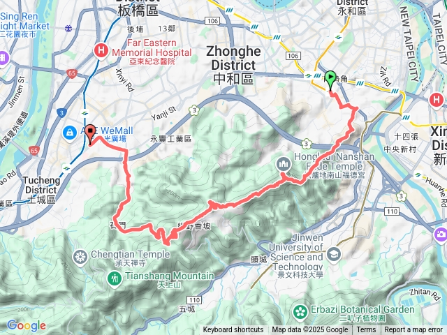 20250719 天上山縱走失敗