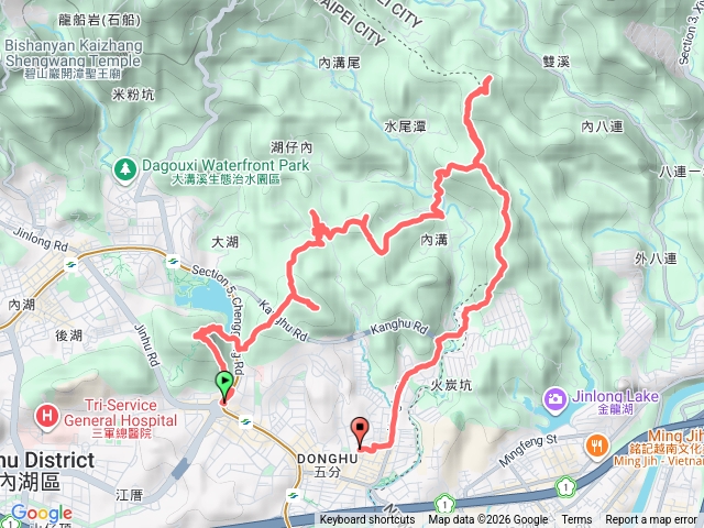 內湖汐止七山連走預覽圖