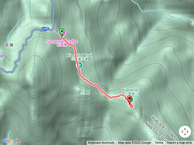松雪樓一小奇萊3152公尺