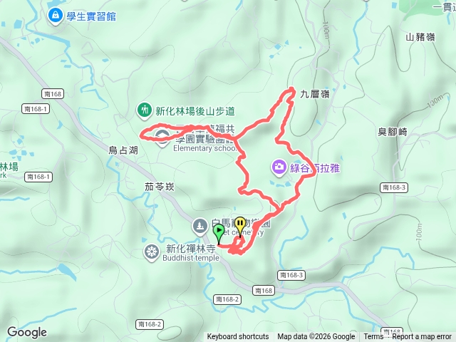 中興大學新化林場後山步道