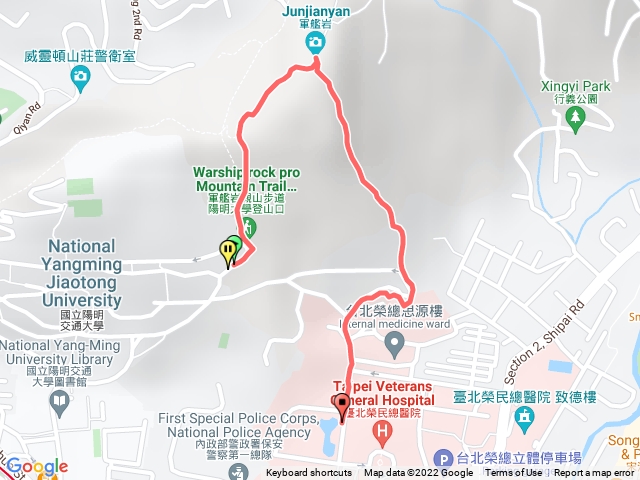 軍艦岩親山步道