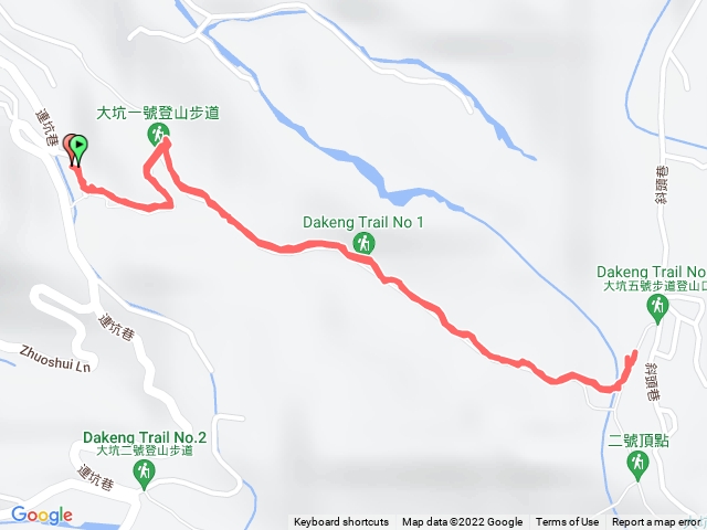 大坑1號往返（頂5-1登山口）