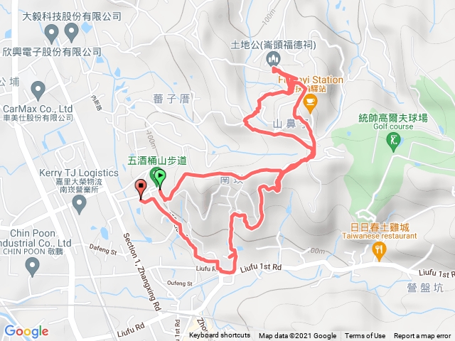 桃園蘆竹五酒桶山步道
