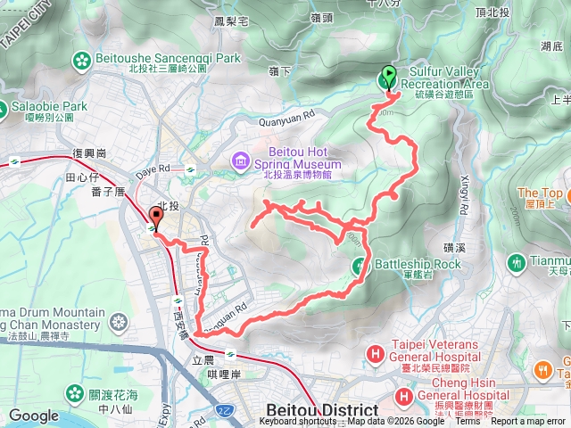 台北北投郊山行程：北投三岩連走。(大砲岩/熱海岩/軍艦岩)預覽圖