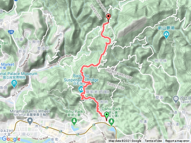 大湖捷運站至風櫃嘴